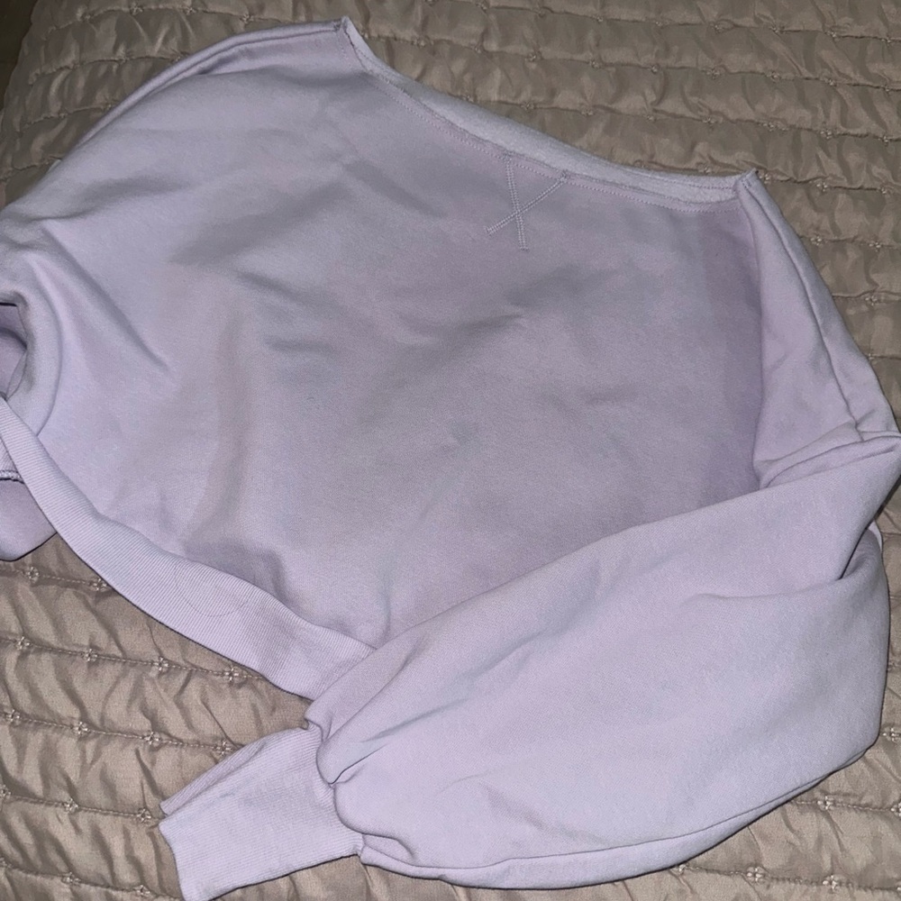 Blogilates off shoulder sweatshirt